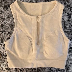 Offline Tan exercise bralette, large